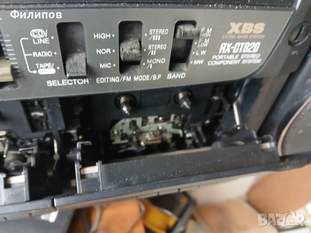 panasonic rx-ct 820 работи радио и дек 1, снимка 4 - Радиокасетофони, транзистори - 54199739