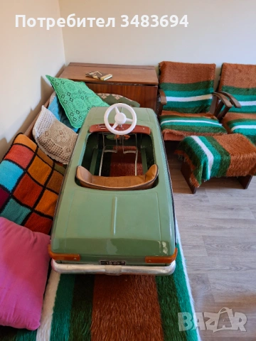 Детска количка с педали. Москвич., снимка 4 - Колекции - 54323823