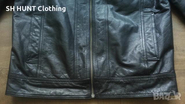 Jack & Jones OSONIC LEATHER Jacket Размер M мъжко яке естествена кожа 13-27, снимка 7 - Якета - 54803523