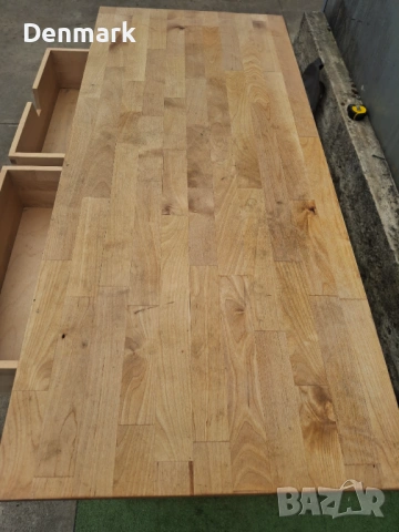 Дървена маса с колелца, снимка 4 - Маси - 54208017