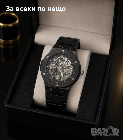 Hublot Мъжки Луксозен Часовник С Автоматичен Механизъм С Кутия Код Gentlemen Legacy46