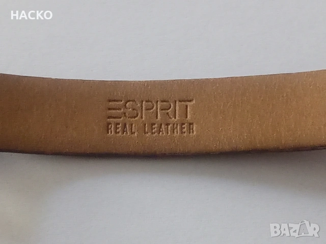 Гривна ESPRIT Стомана +Естествена Кожа, снимка 7 - Гривни - 55221783