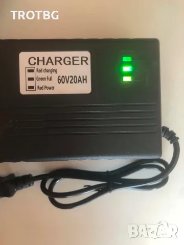 Зарядно за 60V 20Ah оловно-киселинни и гелови батерии, снимка 5 - Друга електроника - 55421126