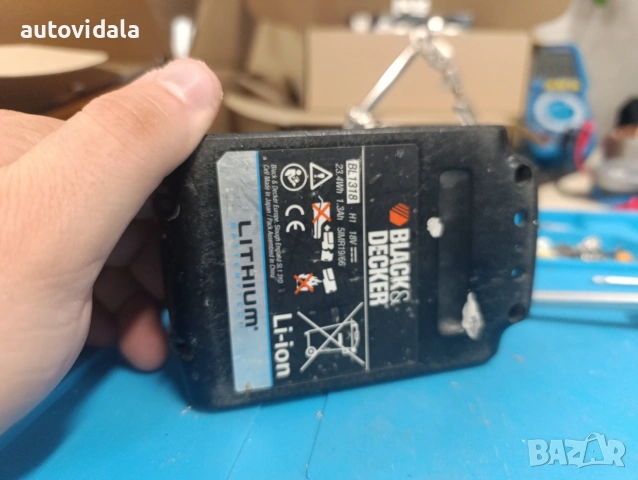 3Ah Рециклирана батерия Black+Decker 18V BL1318 – Увеличен капацитет!, снимка 6 - Други инструменти - 55036071