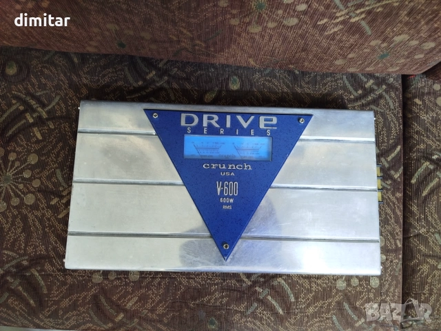 Усилвател DRIVE CRUNCH V- 600 RMS - USA , снимка 2 - Ресийвъри, усилватели, смесителни пултове - 54820865