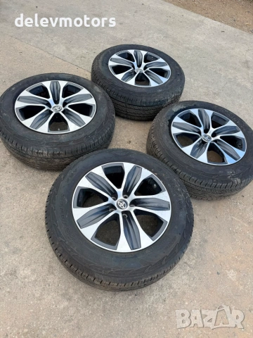 8J ET35, 5x114.3, 18 цола алуминиеви джанти с гуми 235/65/18 от Toyota Highlander (GSU7) 3.5 VVTI , снимка 3 - Гуми и джанти - 55265360