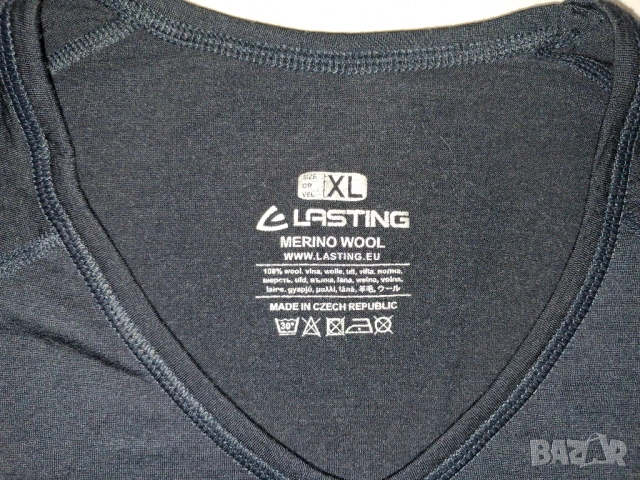 2 броя - LASTING и Bergans of Norway Bloom Wool Tee (XL) и (XXL) мъжка блуза мерино Merino Wool , снимка 3 - Тениски - 32522482