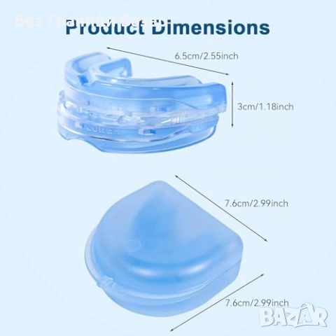Ново Анти Хъркане Устройство Мундщук Регулируем Dental Guard За Мъже И Жени С Калъф, снимка 6 - Други - 54810883