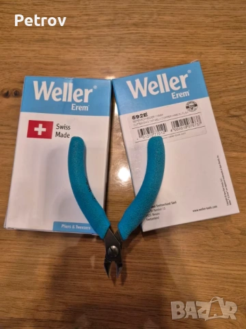 Weller Erem - 592E - Swiss Made - ЧИСТО НОВИ 115 mm ВЪРХОВНО КАЧЕСТВЕННИ ПРЕЦИЗНИ Резачки, Секачки !, снимка 2 - Клещи - 54594091