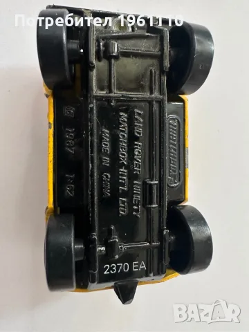 MATCHBOX VTG 1987 LAND ROVER NINETY MOUNTAIN., снимка 6 - Колекции - 55425122