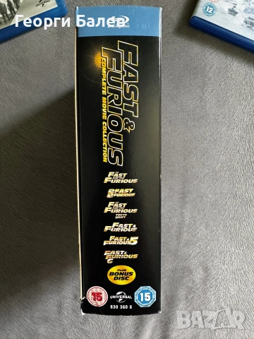 Колекция Бързи и Яростни на Blu-ray без бг субтитри, снимка 3 - Blu-Ray филми - 54958133
