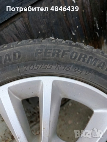 Джанти с гуми 4х100 16 цола Опел Мерива А / Opel Meriva A., снимка 2 - Гуми и джанти - 54768268