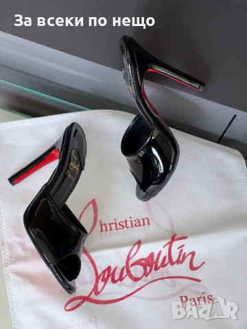 Christian Louboutin Дамски Чехли На Ток Кристиян Лоботин - Различни Цветове Код E1344, снимка 6 - Чехли - 53969857