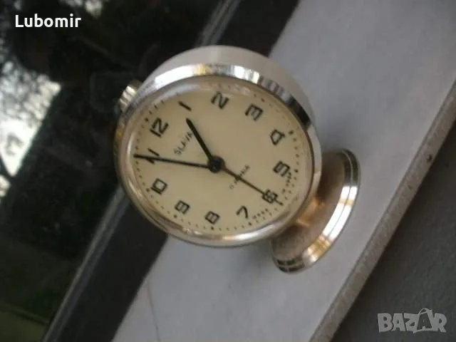 Античен руски часовник / будилник / - механичен ! - Slava ! Made in USSR ! , снимка 8 - Антикварни и старинни предмети - 55501882