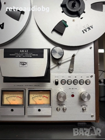 🔈ТОП колекционерски триглав ролков магнетеофон AKAI GX-630 + наб адаптери + ролки🔈, снимка 4 - Декове - 53962501