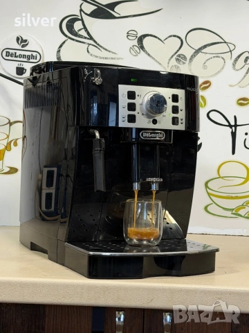 Кафемашина кафе автомат delonghi magnifica S с гаранция, снимка 6 - Кафемашини - 54118243