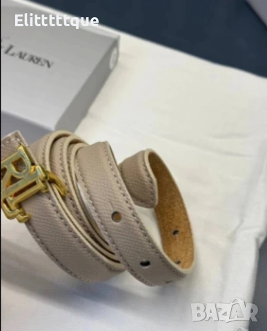 колани от естествена кожа в кутия Ralph Lauren 2см, снимка 5 - Колани - 54881560