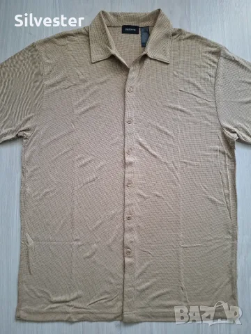 Мъжки маркови ризи с къс ръкав Pierrie Cardin 2XL и Claiborne USA  L., снимка 17 - Ризи - 54767477