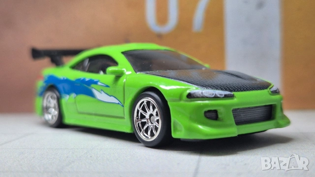 Mitsubishi eclipse fast and furious hot wheels , снимка 5 - Колекции - 54783223