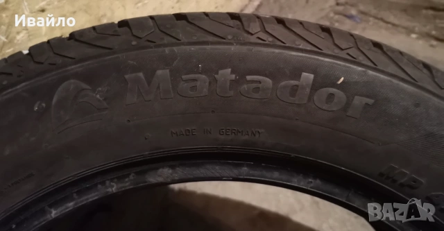 Продавам 2 броя летни гуми 205.55.16 на 1 сезон дот 2020 Matador , снимка 4 - Гуми и джанти - 55201469