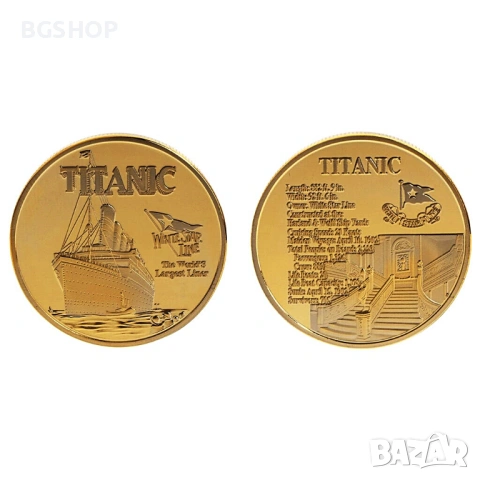Монета Титаник / Coin Titanic - Gold