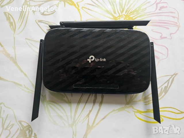 Рутер TP-LINK ARCHER AC1200, снимка 6 - Приемници и антени - 55215616