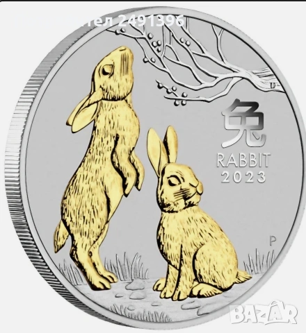 1 oz, Лунар, 2023 - Година на заека, 