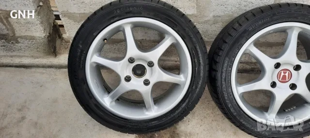 Джанти Enkei 16цола 4х114.3 , 6.5j , et45 , 205/50/16 Honda , Nissan, снимка 2 - Гуми и джанти - 55479785