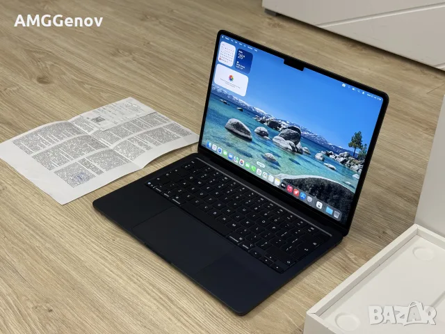 Като Нов 13.6’ Apple Macbook Air M4 16GB Ram 256GB SDD  100% Battry -Гаранция, снимка 3 - Лаптопи за работа - 55430413