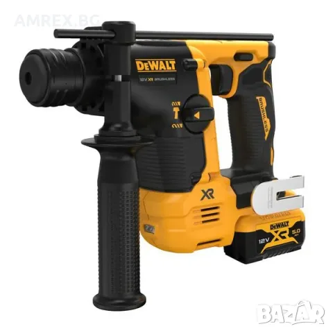 Акумулаторен перфоратор DeWALT 12V – 1.1 J, 2x5Ah