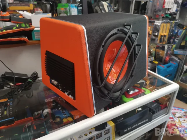 Бас каса 3800W за кола - субуфер с 10” високоговорител и интегриран усилвател + окабеляване , снимка 12 - Аксесоари и консумативи - 55599432