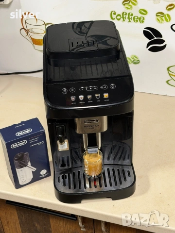 Кафемашина кафе автомат delonghi magnifica evo с гаранция, снимка 6 - Кафемашини - 54842692