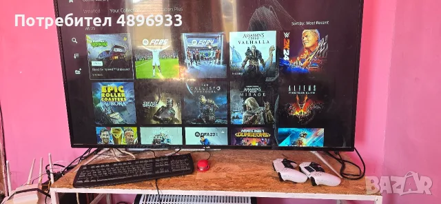Ps5 конзола ,3 контролера ,игри, снимка 3 - PlayStation конзоли - 55456481