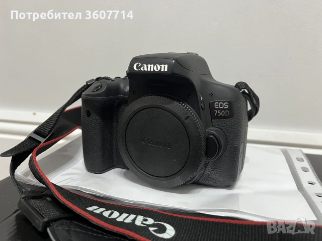 Canon EOS 750D + 50mm 1.8f + sigma 17-70mm 2.8f, снимка 1 - Фотоапарати - 55253906