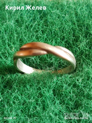 Сребърен пръстен нежен фин стил и елегантност 50043, снимка 2 - Пръстени - 54103939