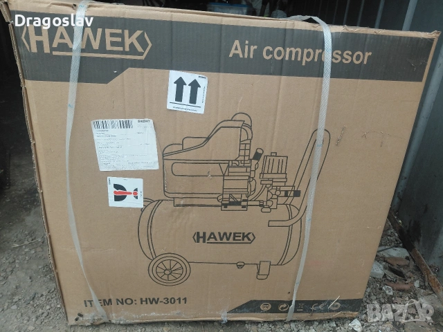 Prodavam kompresor za vazduh Hawek 50.lit , снимка 2 - Други инструменти - 54143698