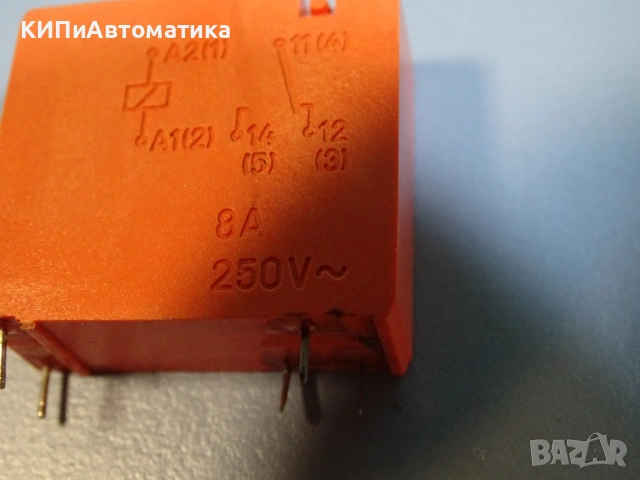 реле SCHRACK RP010024 Relay 250VAC 8A, снимка 3 - Резервни части за машини - 54425624