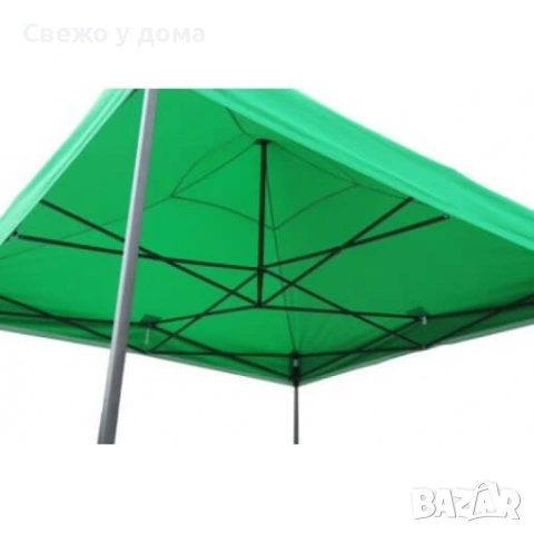 Водоустойчива сгъваема градинска шатра тип хармоника 3х3 м, снимка 2 - Градински мебели, декорация  - 54265270