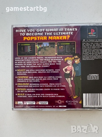 Popstar Maker за PS1, снимка 2 - Игри за PlayStation - 49349496