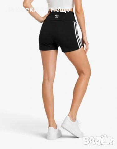 ADIDAS Adicolor 3-Stripes 1/4 Leggings Black Дамски Черен Къс Клин Код P2724, снимка 4 - Клинове - 55054947