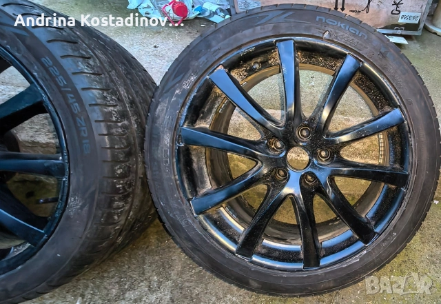 Джанти BORBET 18 и гуми 225/45/18, снимка 3 - Гуми и джанти - 55082718