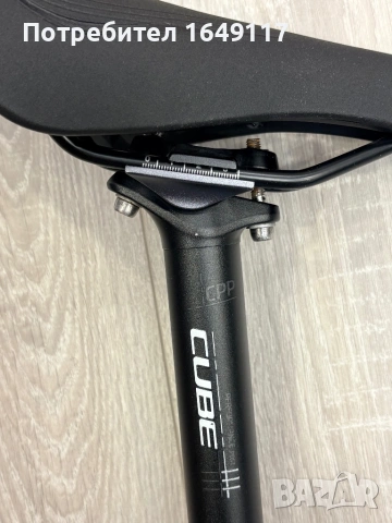 Алуминиево колче CUBE CPP[30,9mm/300mm] с нова седалка, снимка 2 - Части за велосипеди - 54081121