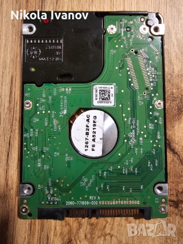 500GB 2.5 inch HDD Western Digital Blue WD5000LPVX | SATA | 100% Живот | Тестван |5400RPM|твърд диск, снимка 4 - Твърди дискове - 53937091