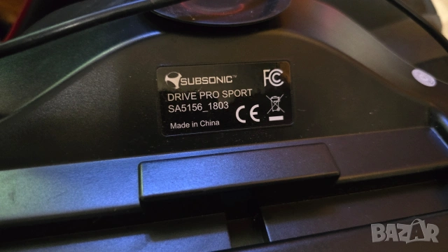 Subsonic Drive Pro Sport волан с педали и шифтър употребяван за PS3 PS4 Xbox One PC, снимка 7 - Игри за PlayStation - 54512476