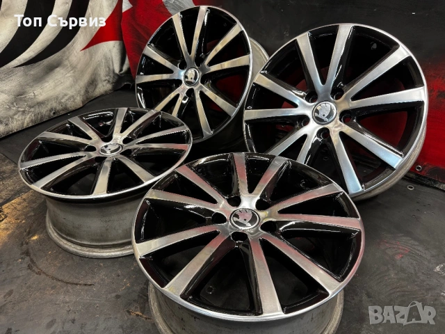 Оригинални алуминиеви джанти за Фолксваген (Volkswagen), 5x112, 17 цола, снимка 3 - Гуми и джанти - 54801680