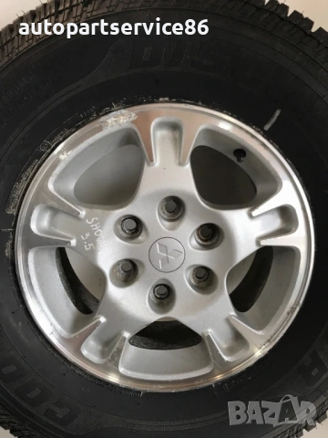 Резервна алуминиева джанта с гума Cooper 275/70R16 за Mitsubishi Pajero (2004), снимка 2 - Части - 54799707