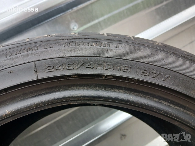 2 броя летни гуми 245/40/18 Debica , 245/40 R18, снимка 4 - Гуми и джанти - 54452816