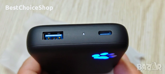 Безжично зарядно Safuel SA-130, 10000 mAh, 20W PD QC3.0, магнитно, снимка 3 - Външни батерии - 55093332