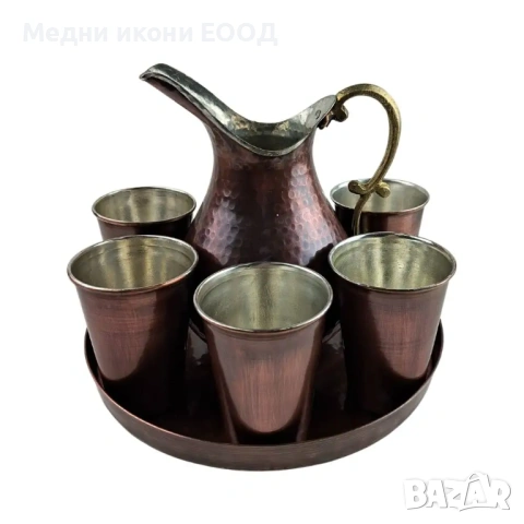 МЕДЕН СЕРВИЗ ЗА ВИНО