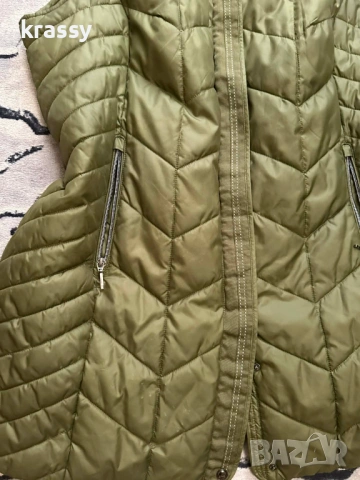 Голям дамски елек/грейка в зелено (размер 2ХЛ), снимка 2 - Елеци - 53961473